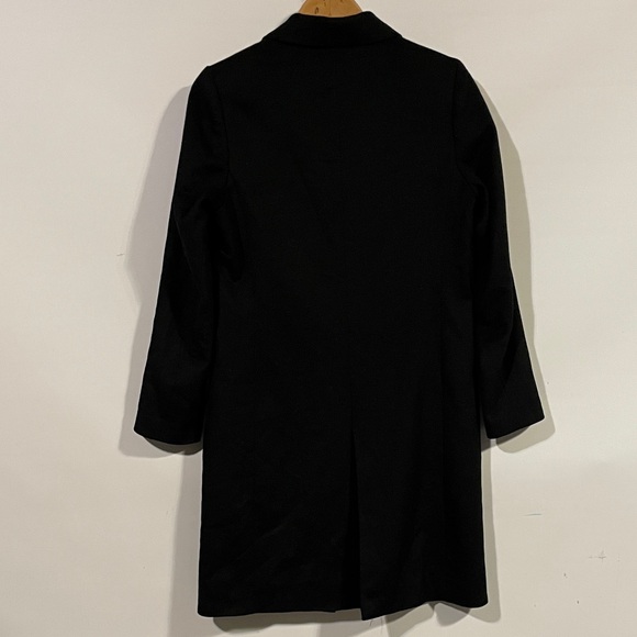 Uniqlo wool cashmere blend Black Long Coat - Picture 4 of 4
